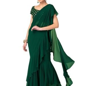 bIndya Women's Polyester Maxi Skirt