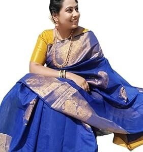 REELIV Luxurious Chiffon Silk Saree Breathable, Smooth Fabric with Modern & Traditional Embroidery Touch