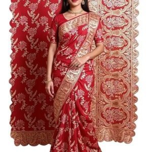 D V ENTERPRISE Pure Kanjivaram Silk Saree Soft kanjivaram jacqurad banarasi licthi silk sarees with blouses piecs