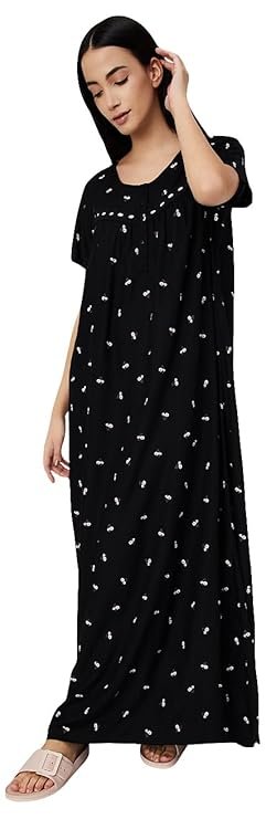 Max Women's Cotton Maxi Nightgown