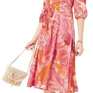 Max Women's Fit and Flare Knee Length Dress