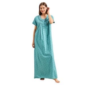 Sweet Dreams Women's Cotton Maxi Night Dress